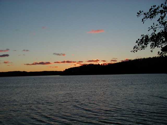 sunset in Imatra (Ukonniemi) 18:05